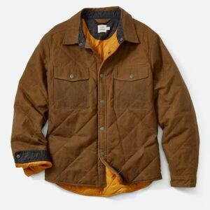 Flint And Tinder Quilted Waxed Shirt Jacket